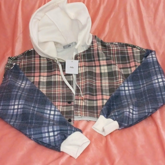 Jacket size L pink grey,white - Picture 3 of 4